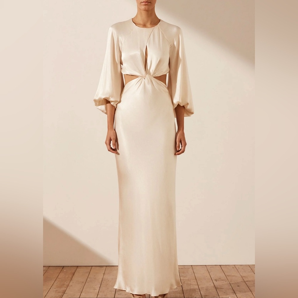 Shona Joy satin dress